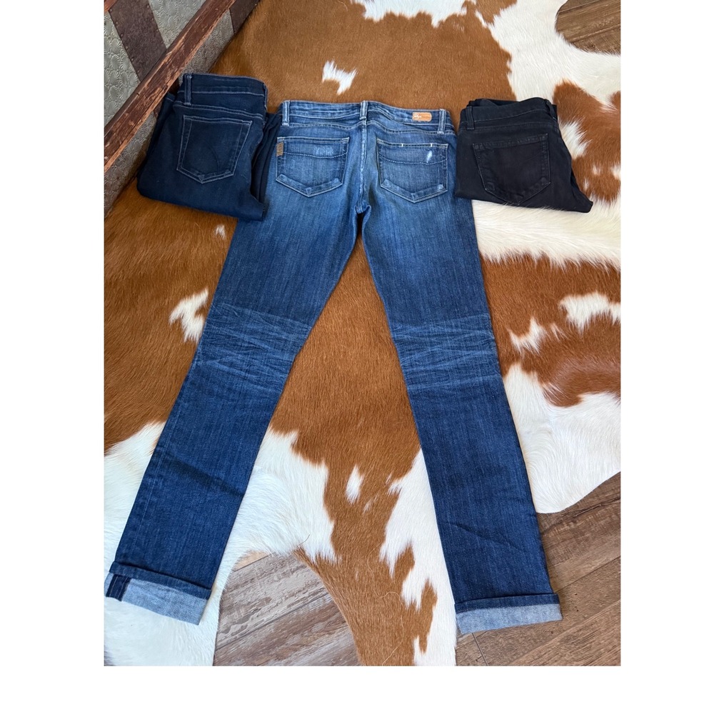 BUNDLE Premium Denim Jeans - 3 Pair | Joe's Jeans + Paige | All Size 27 | Y2K - Picture 5 of 16